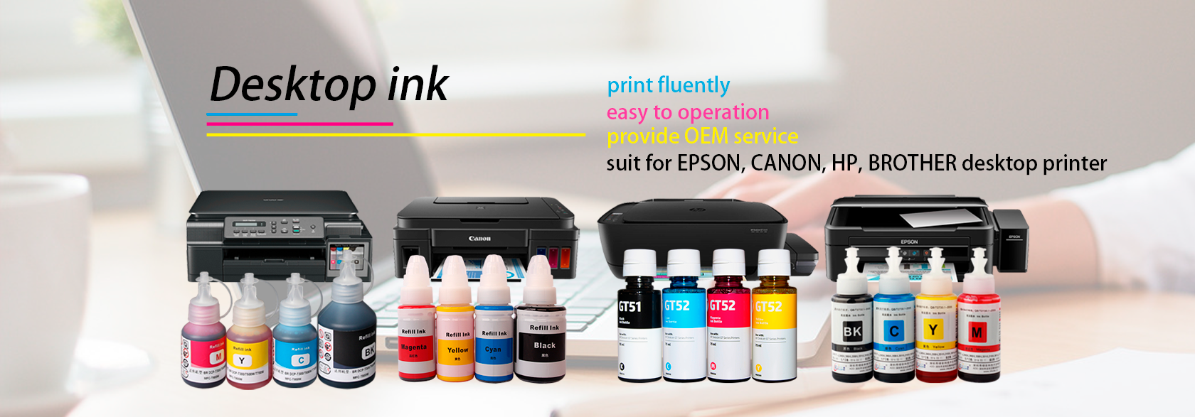 Desktop ink