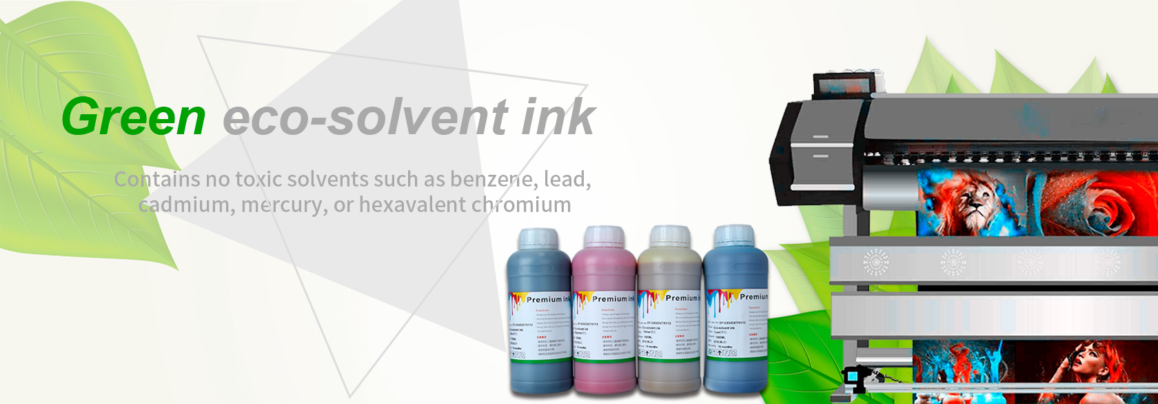 Green eco-solvent ink