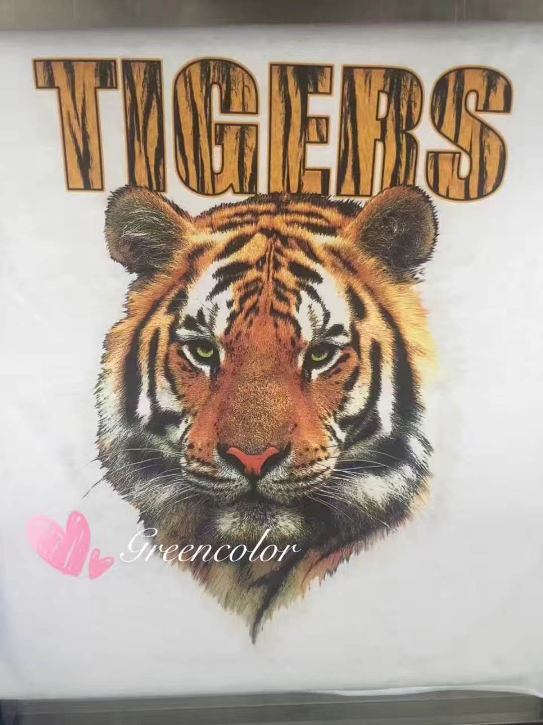 DTG printing sample-light cloths