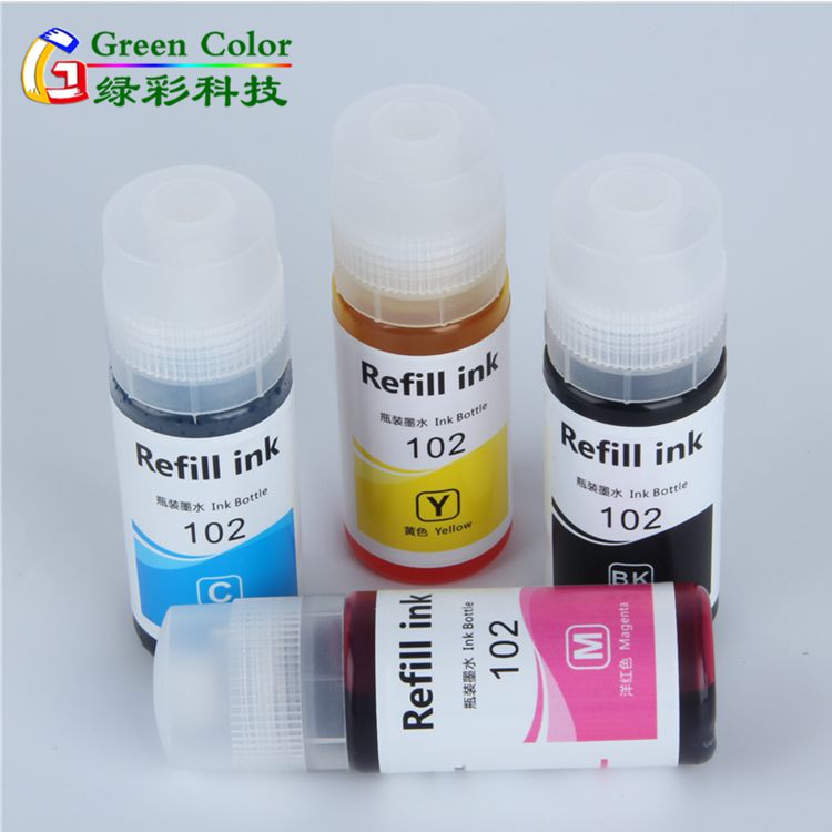 Greencolor 102 refill ink for Epson ET2700 ET3700 printer