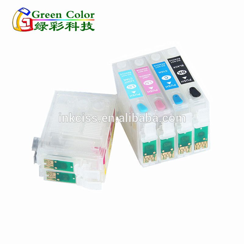 T0821 0821 refillable ink cartridge suitable for Epson Stylus Photo printer