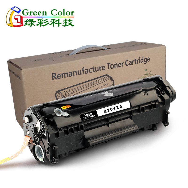 Greencolor Q2612A 12a 2612A 2612 12 toner cartridge For HP LaserJet printer
